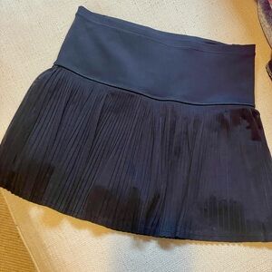 Athleta Black Pleated Skirt